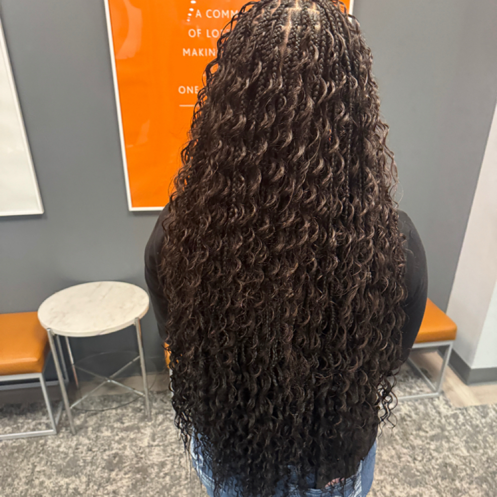 Knotless Boho Butt Length at Fifi in Houston, TX