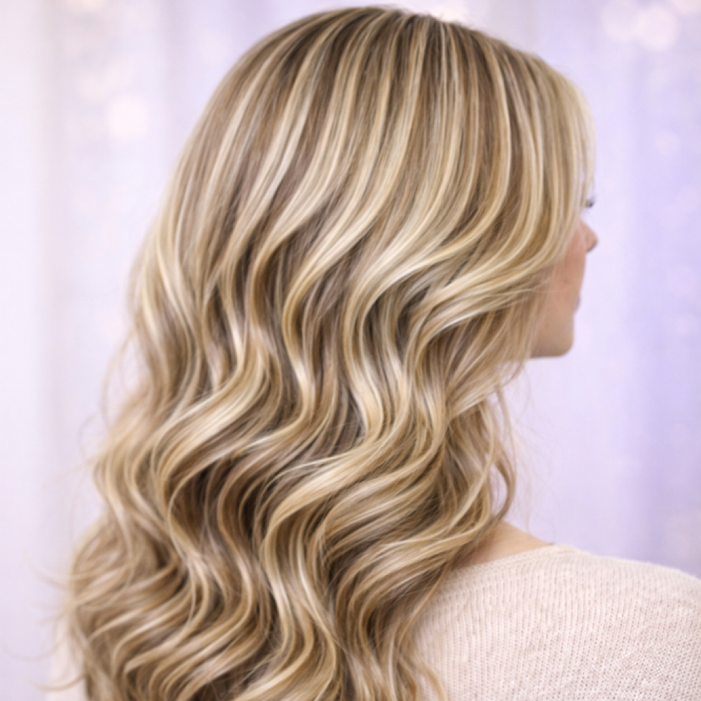 FULL HIGHLIGHTS at Color Me Royal Salon in Kyle, TX