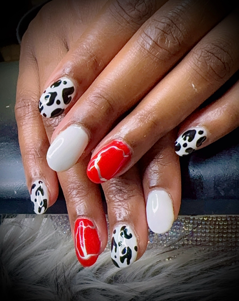 Gel Manicure (w/Design)