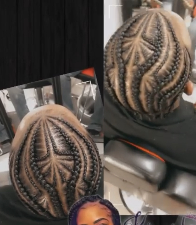 Designed Cornrows Male