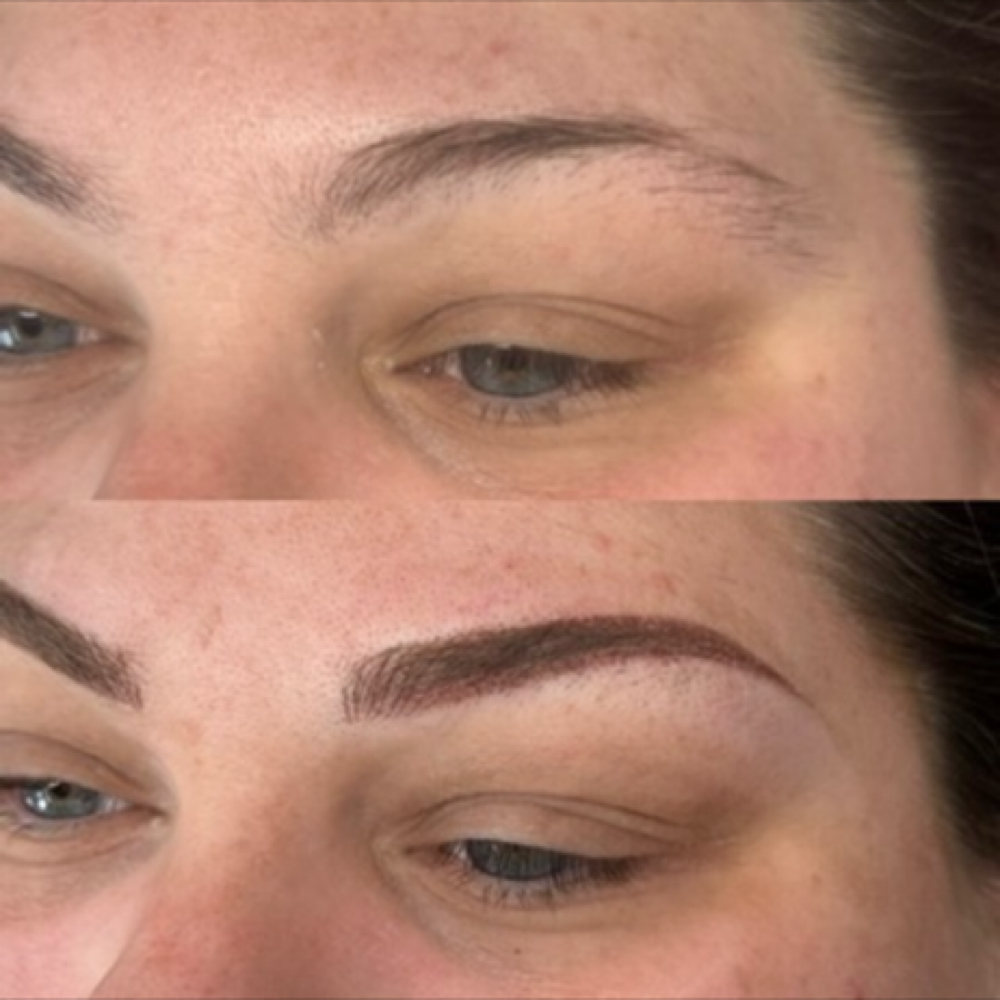Combo Brows at Lemon Lash @ FaceFrame Collective in Pittsfield, MA