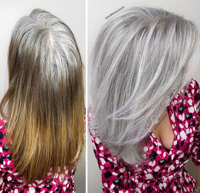 Gray Hair Transformation