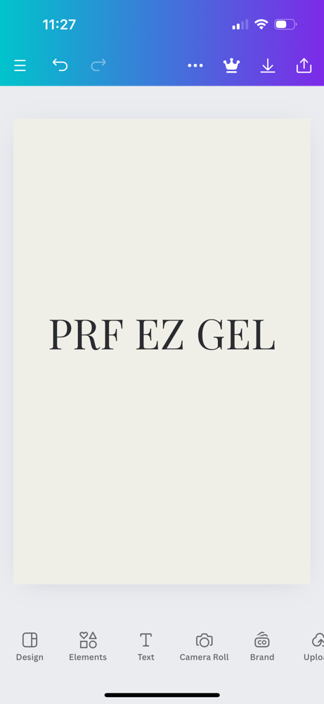 PRF EZ Gel