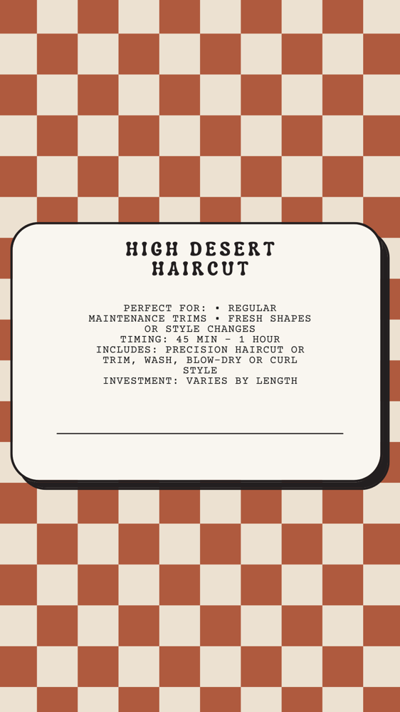 High Desert Haircut