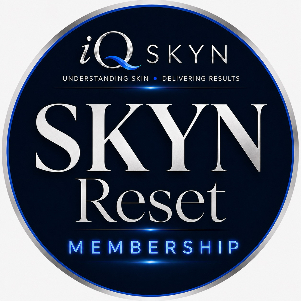 Click Home & the drop down icon at iQ Skyn in Houston, TX