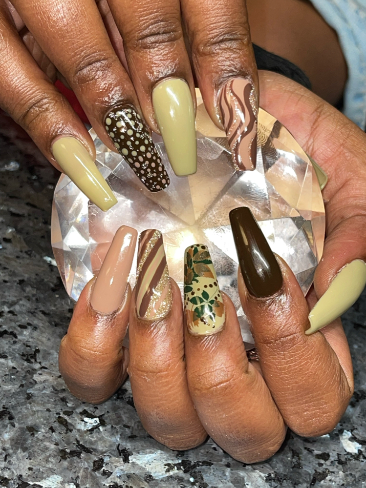 Color Acrylic Or Hard Gel Repair