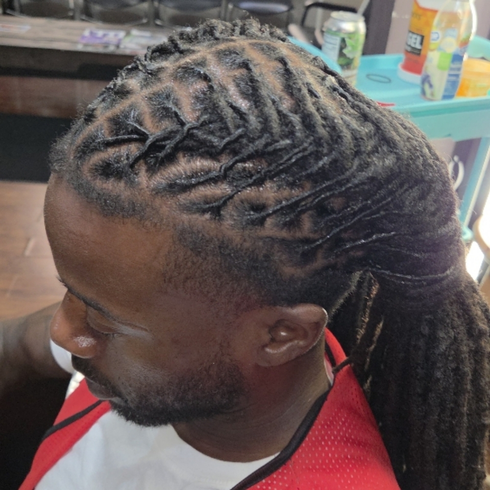 Basic Loc Style at Cheri Amour natural hair salon in Cleveland, OH