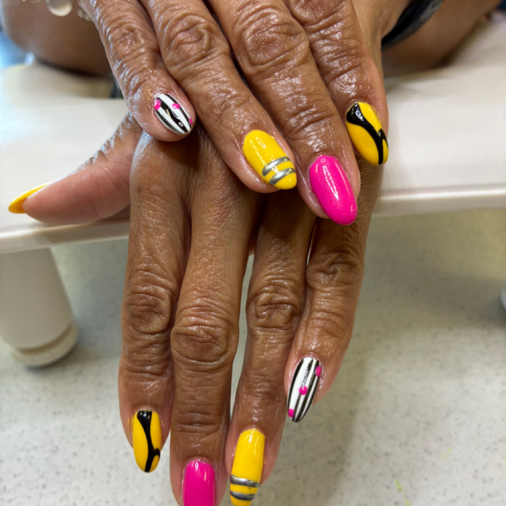 Hybrid Acrylic Gel Overlay at Kind Hands Nail Studio in Lansing, IL