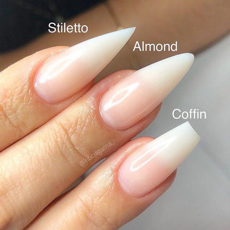 Almond/Coffin/Stiletto