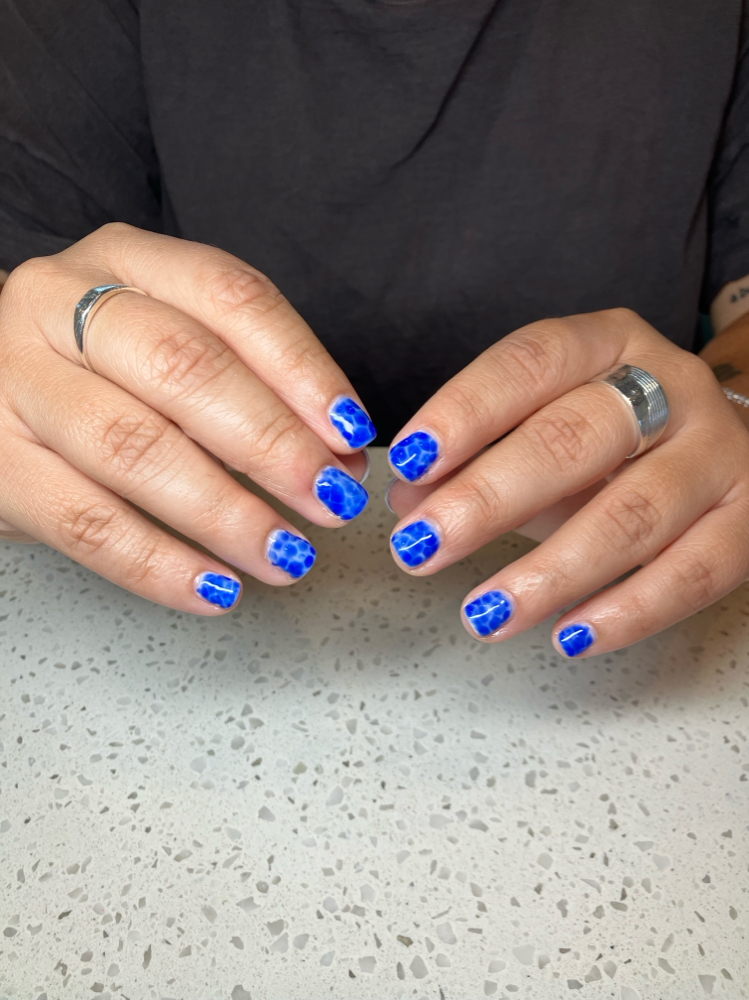 Gel Mani with Glenna