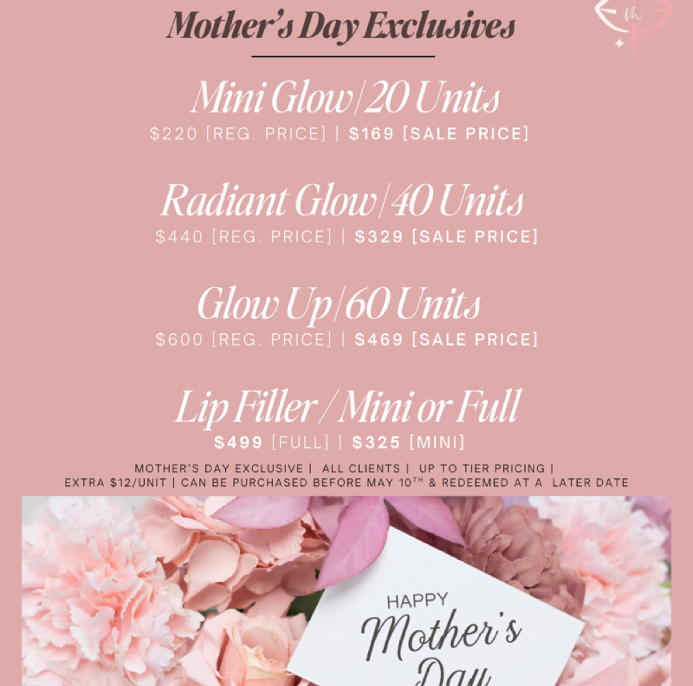 Mother’s Day Exclusives at Inject Me Pretty Aesthetic Studio in Round Rock, TX