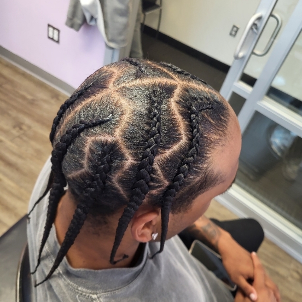 Men's Braided Style at Sophisticated Simone's in Chicago, IL