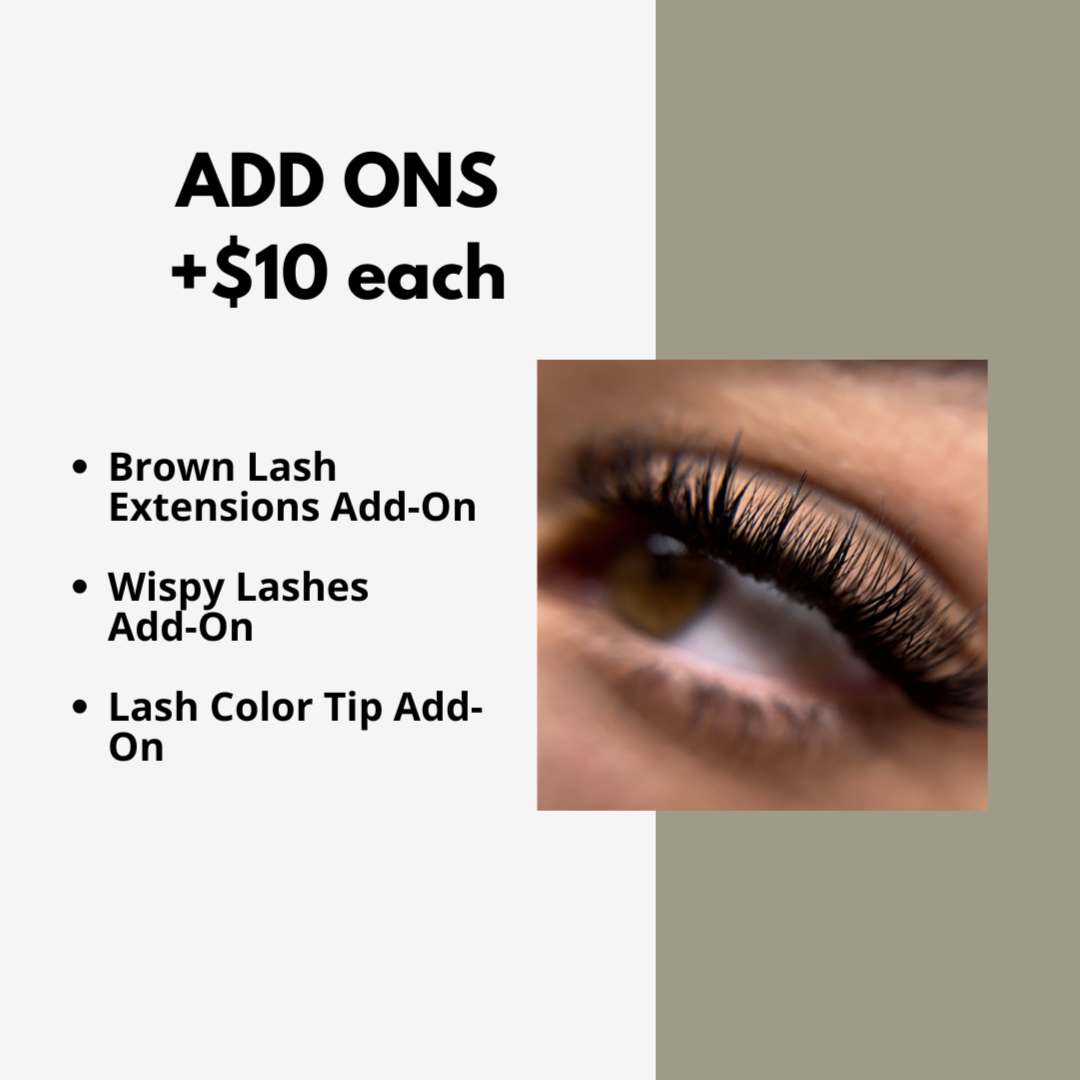 ADD-ONS at Vanilla Studio in Overland Park, KS