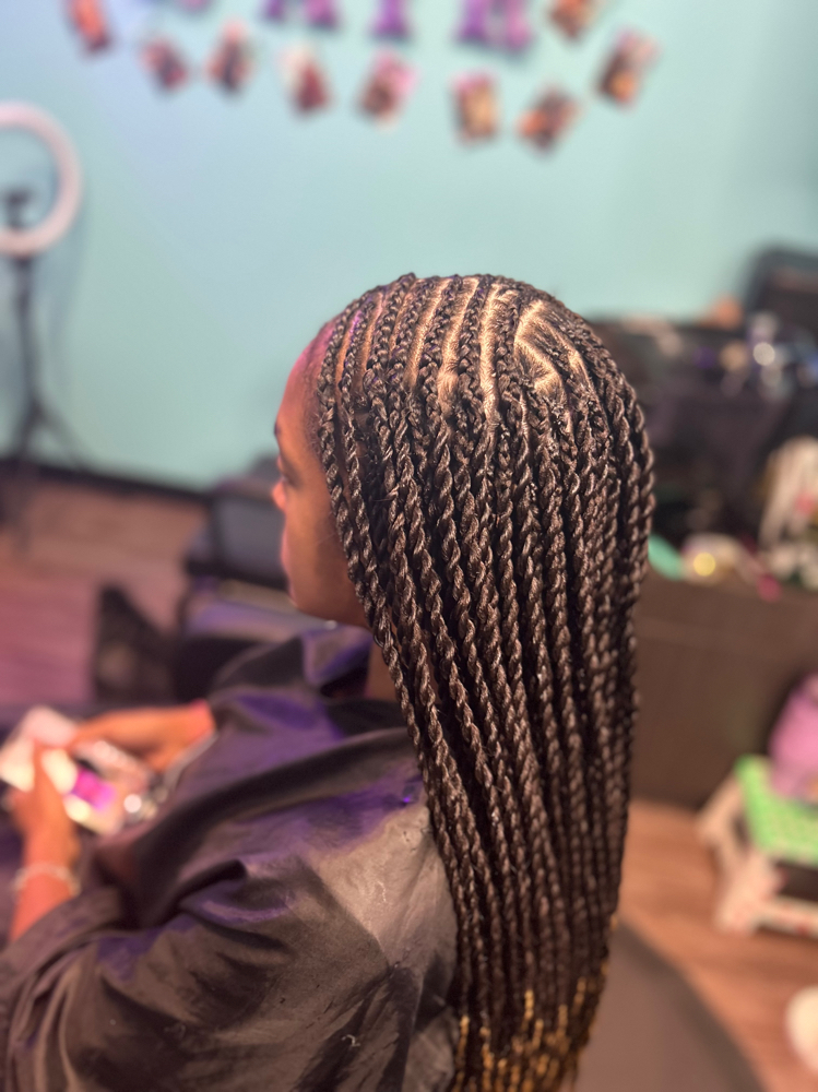 Fulani Knotless Twist at Thahairtherapist in Houston, TX