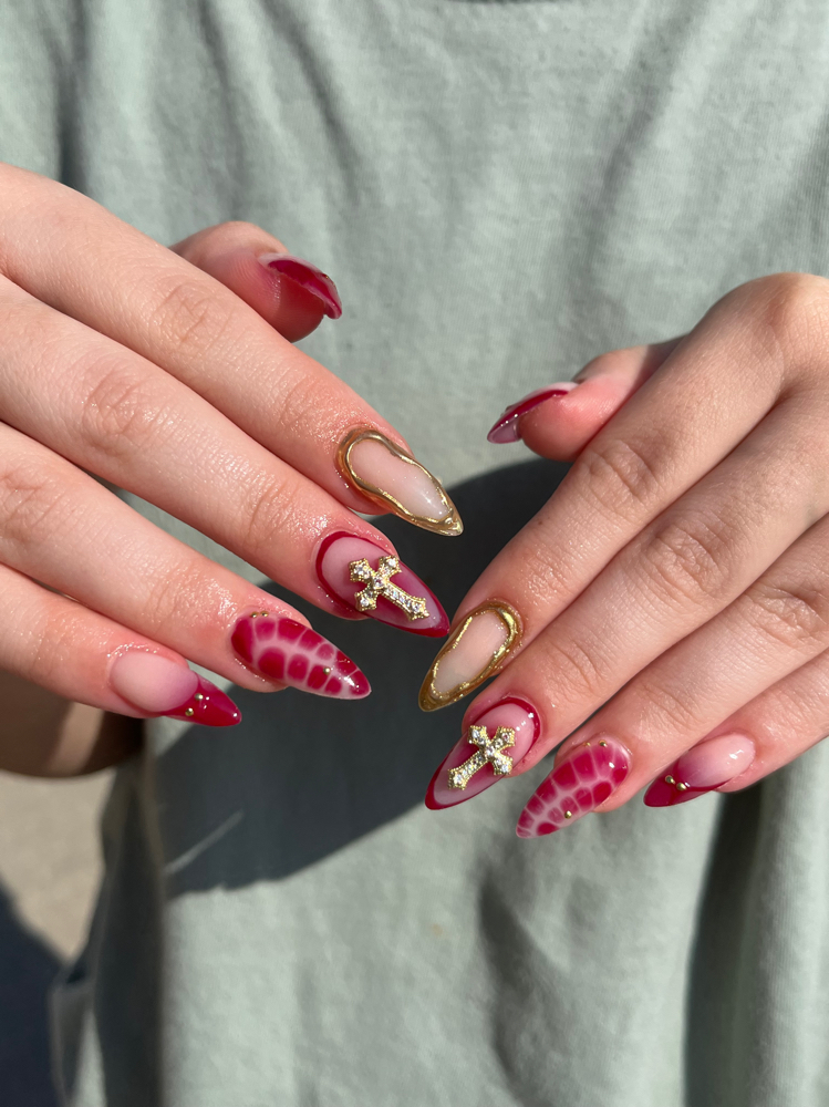 Acrylic - Nail Art - 3D Gel - Bling at Nailzwithkylie in Daytona Beach, FL