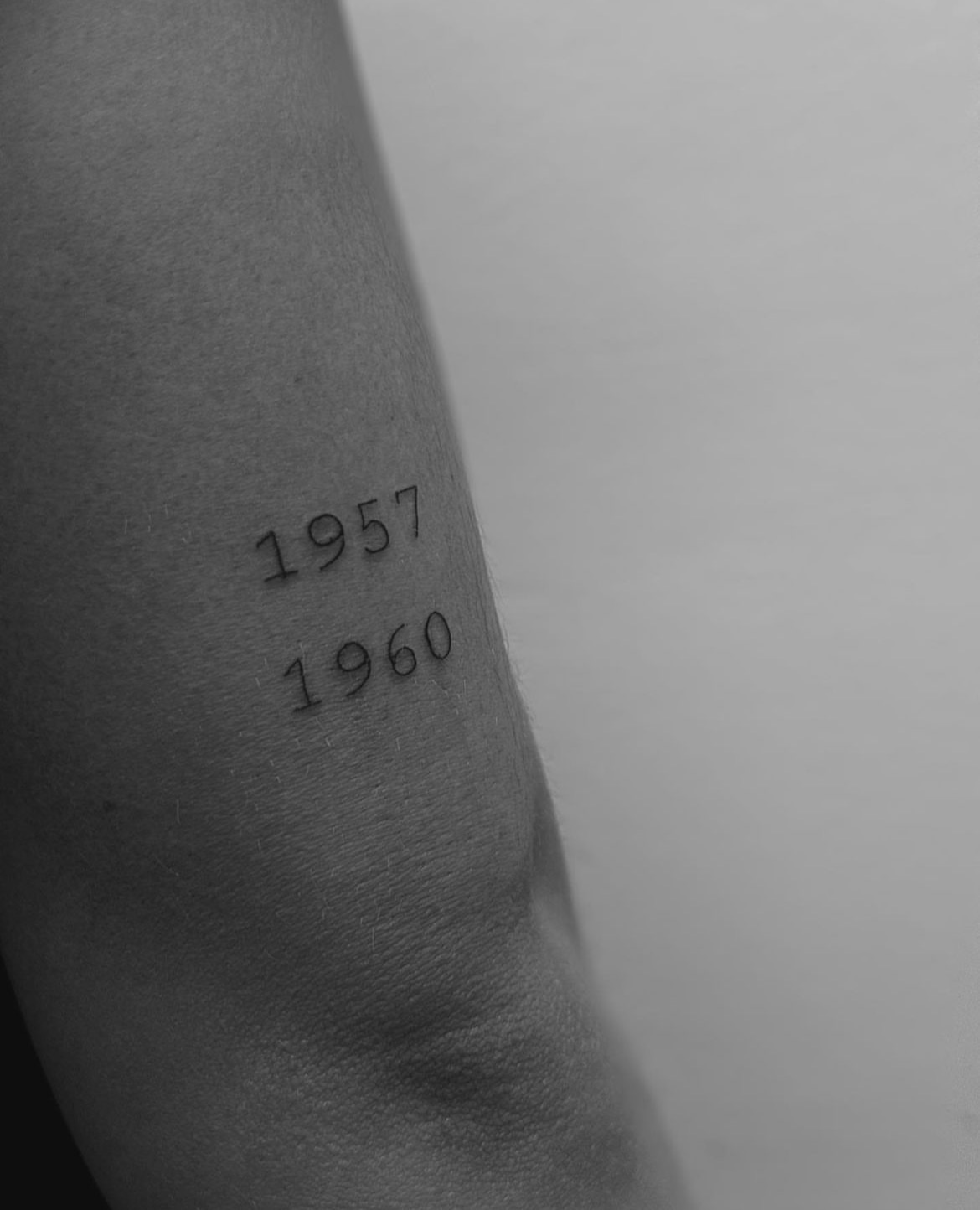 Numbers & Dates Tattoo