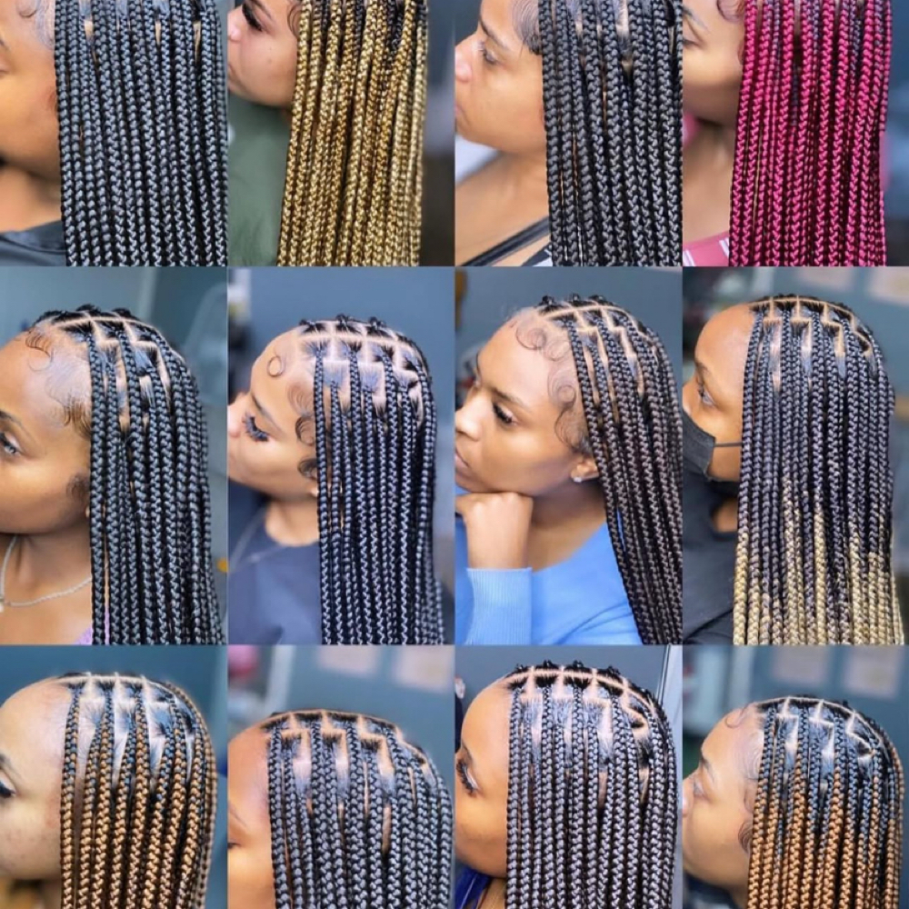 Knotless Braids at Unique Beauty in Silver Spring, MD