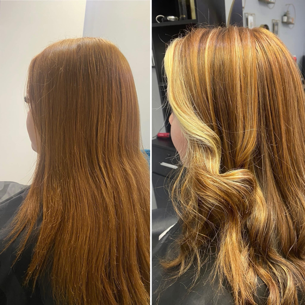 Full Foil Highlights 2 Color at Locs and Lashes in Alcoa, TN