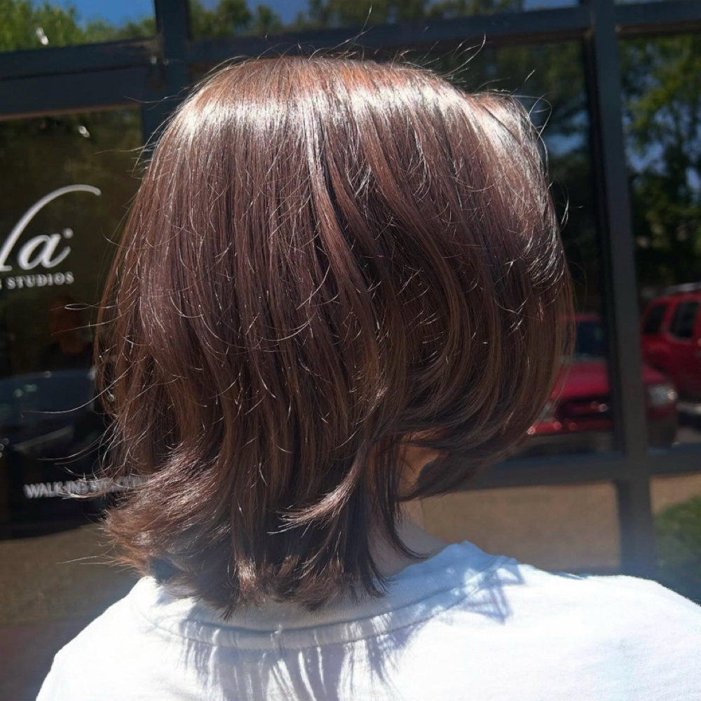 All Over Color Medium Length at The Glam Edge in Chesapeake, VA