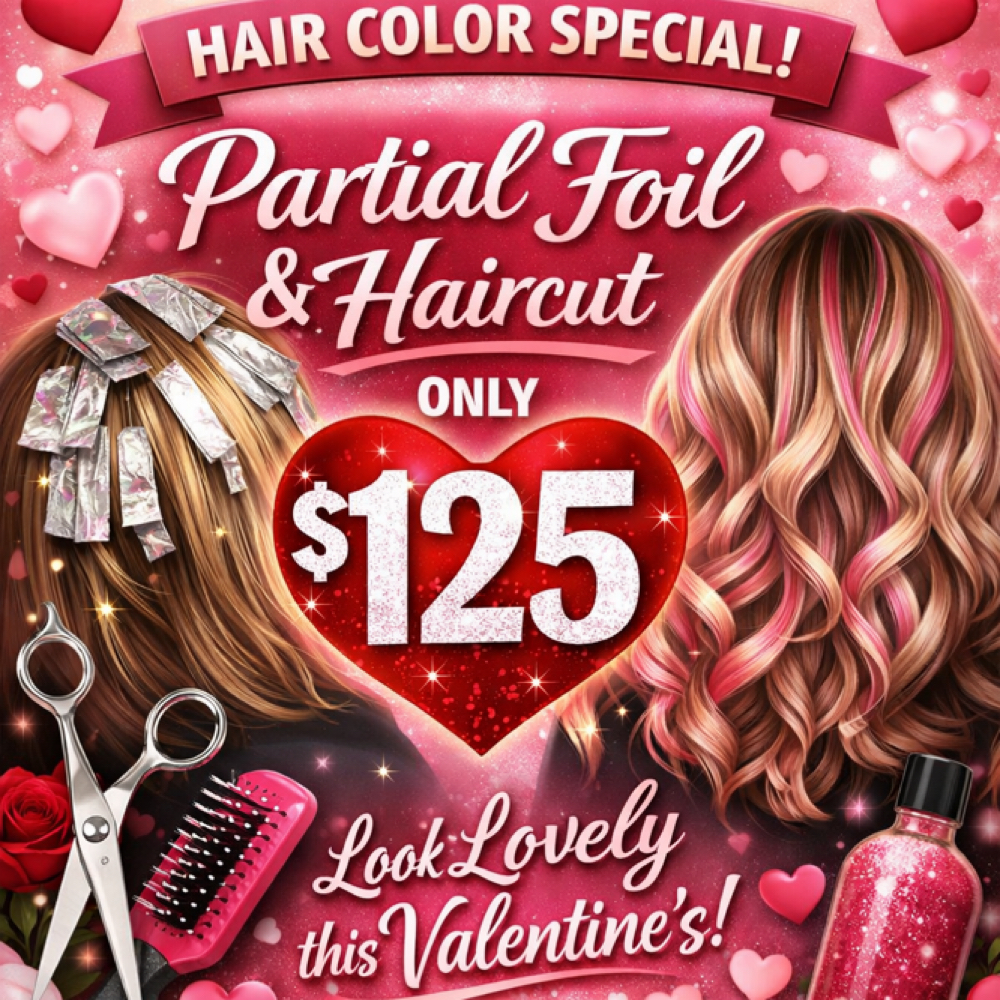 Partial Foil & Haircut SPECIAL at Rebekah Davis in Calhoun, GA
