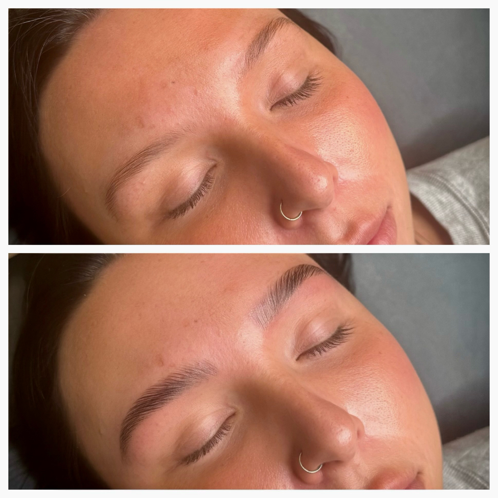 Brow Lamination With Tint