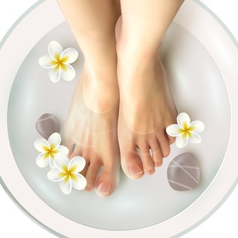 Massage with Foot Soak