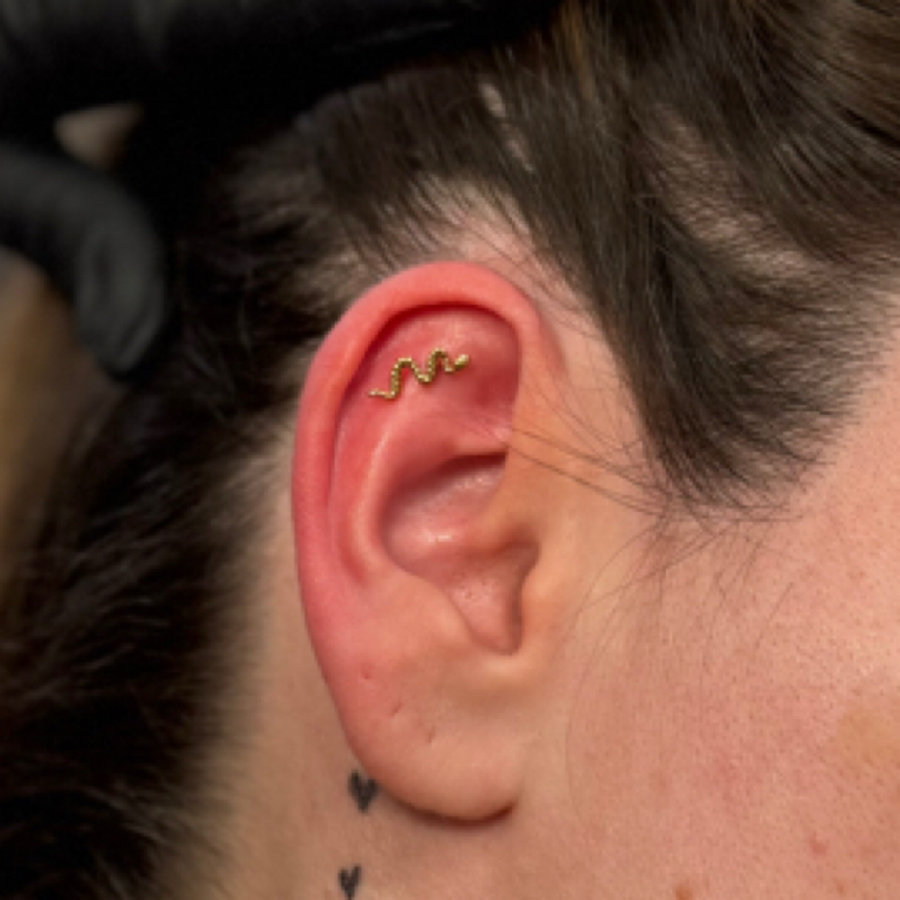 Flat Piercing at The Mark She Made in Clovis, CA