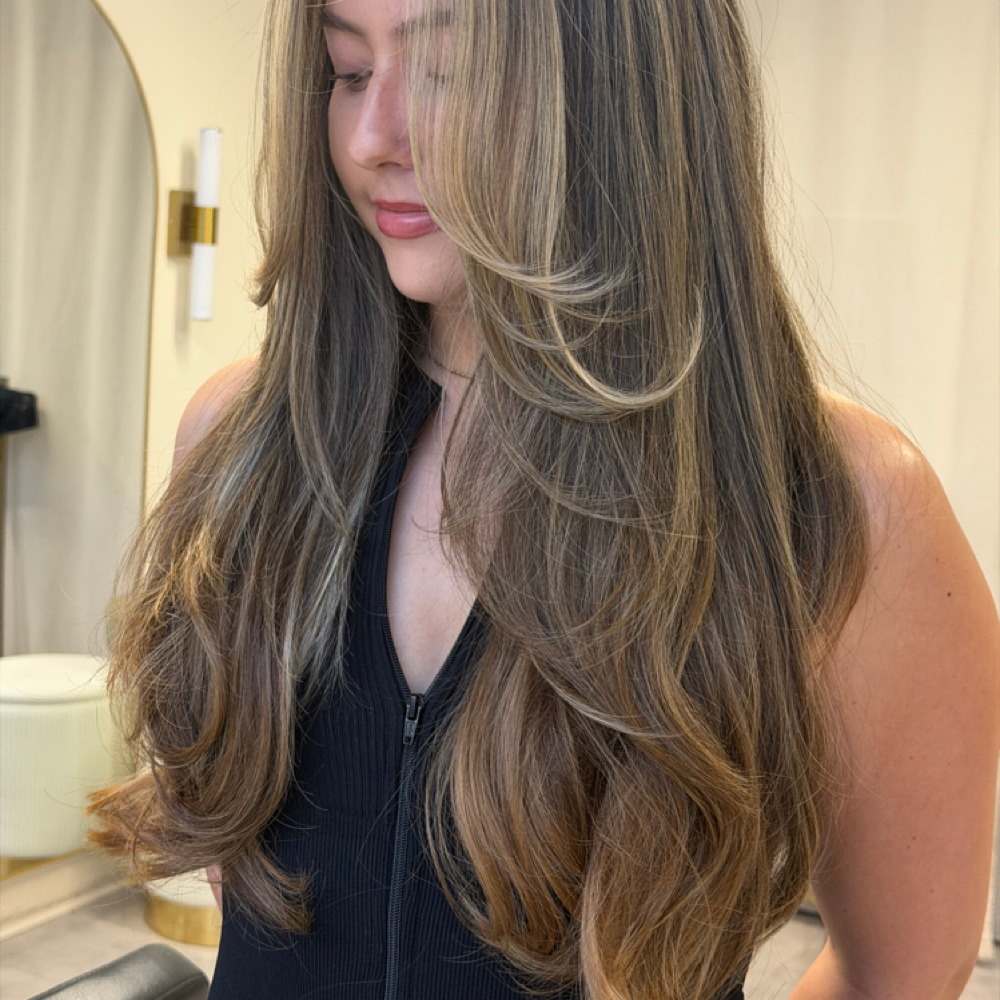 full haircut onto service at Modern & Mane Salon in Denver, CO