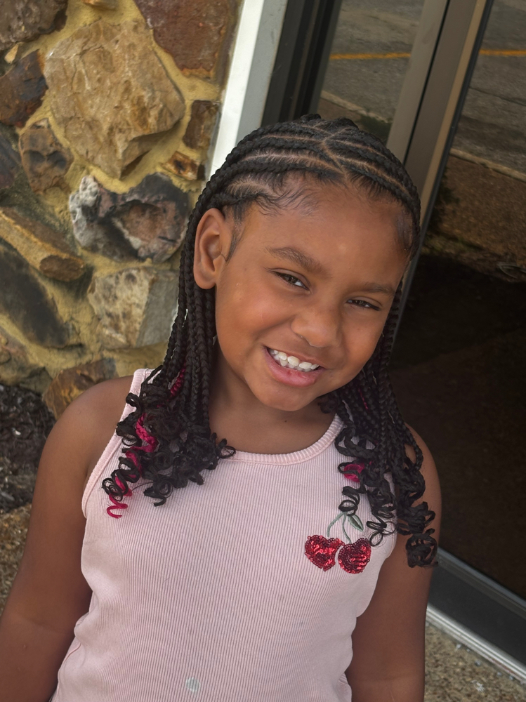 Kiddie Fulani W/curls at KDeeBeauty&Braids in Alamo, TN