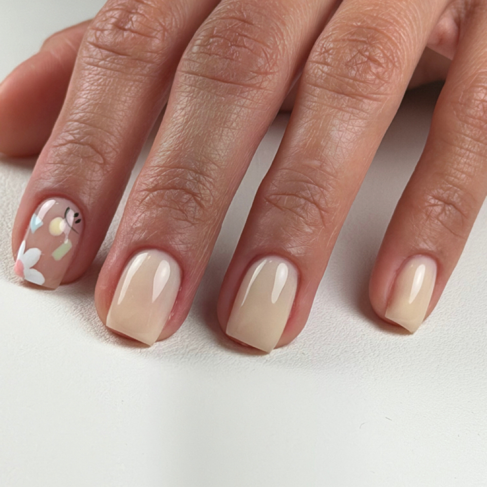 Rubber Base SHORT NAILS at Pikosnailss in Brandon, FL