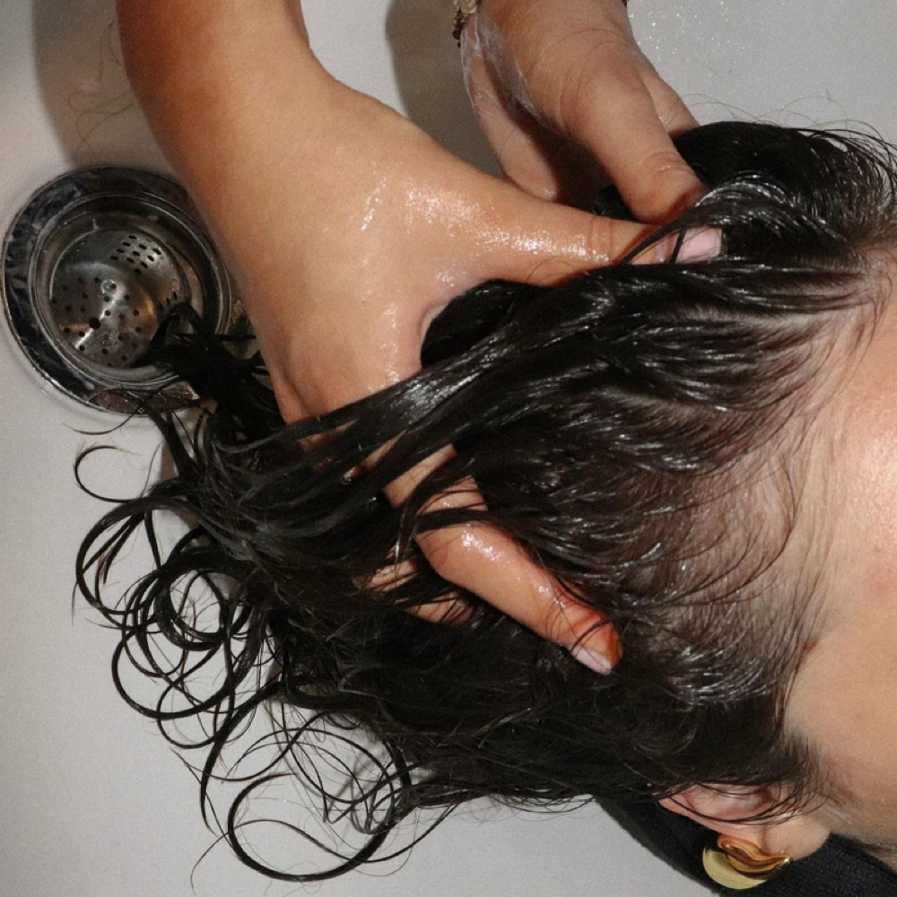 Deep conditioning at La Dama Beauty Salon in Farmville, NC