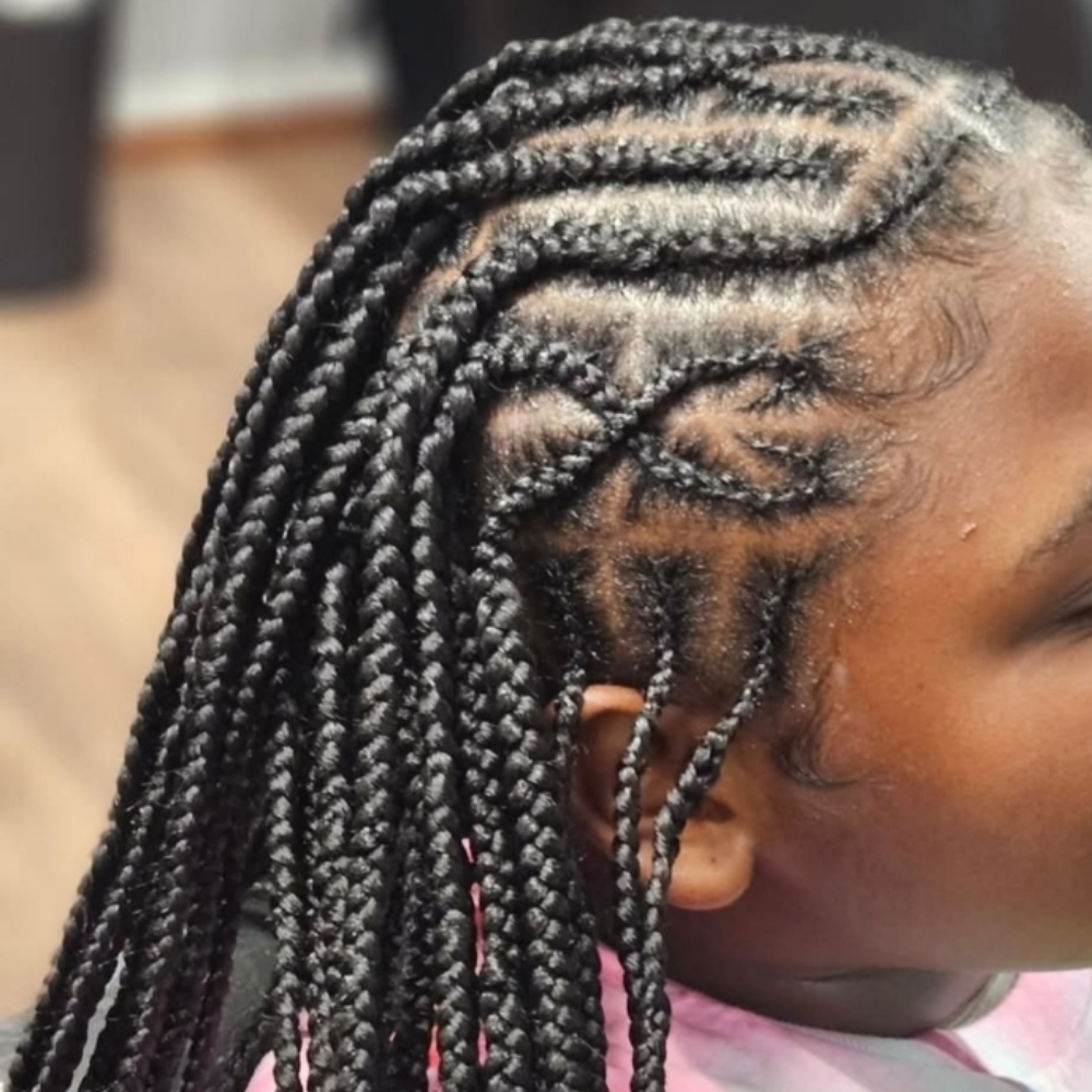 Kids Tribal/ Layer Braids at Beauty Biz LLC in Richmond, KY