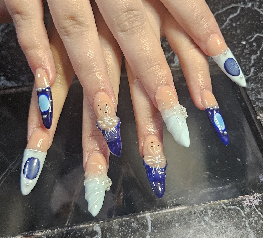 Acrylics at Rays Nail Art Studio in Carlisle, KY