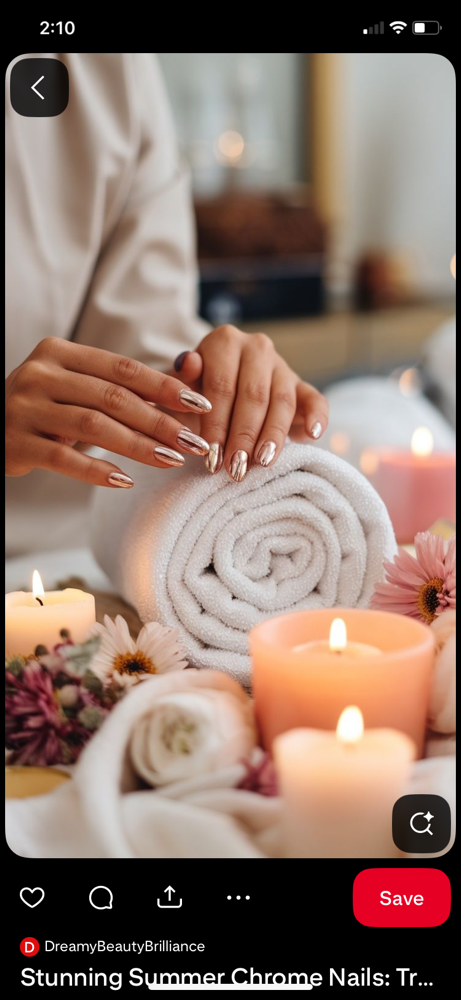 Gel manicure at The Hideaway in Standish, MI