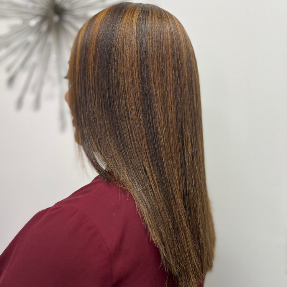 Full Head Highlights and Tone at Hair Passion By LaShawn in Upper Marlboro, MD