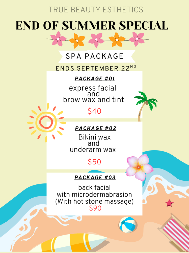 End Of Summer Specials