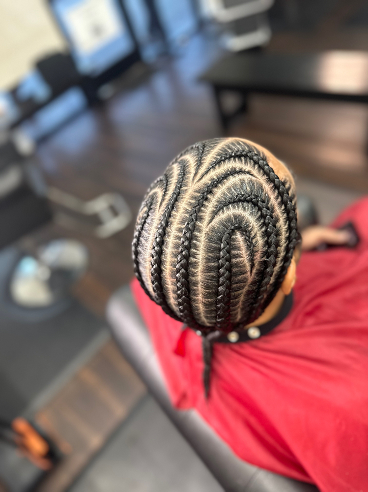 Men Braids - Cornrows (Full Head)