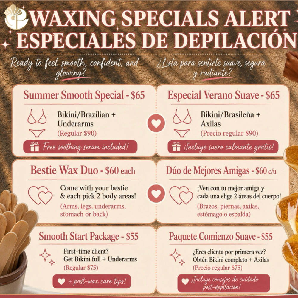 Bestie Wax Duo at Pearl Beauty Studio in Providence, RI