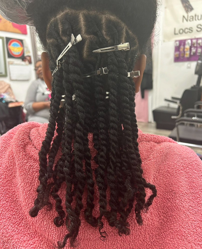 Two Strand Twists Not Locs