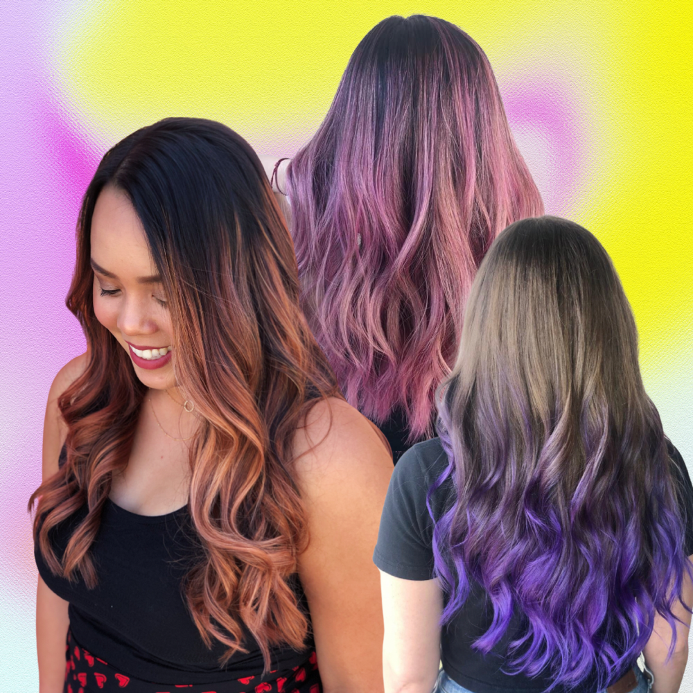 🌈VIVID BALAYAGE & CUT