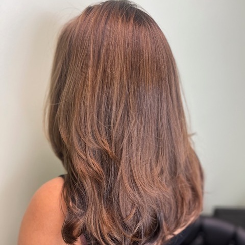 Gray Coverage - Roots Only at Marley Michelle Hair & Makeup in Bristol, RI