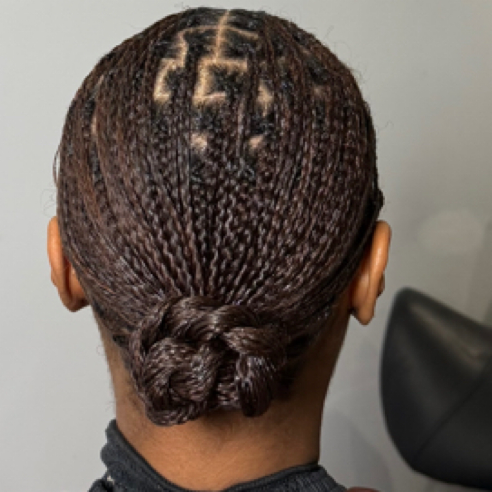 knotless 1/2 Braids (Natural) at SBH STUDIO in philadelphia, PA
