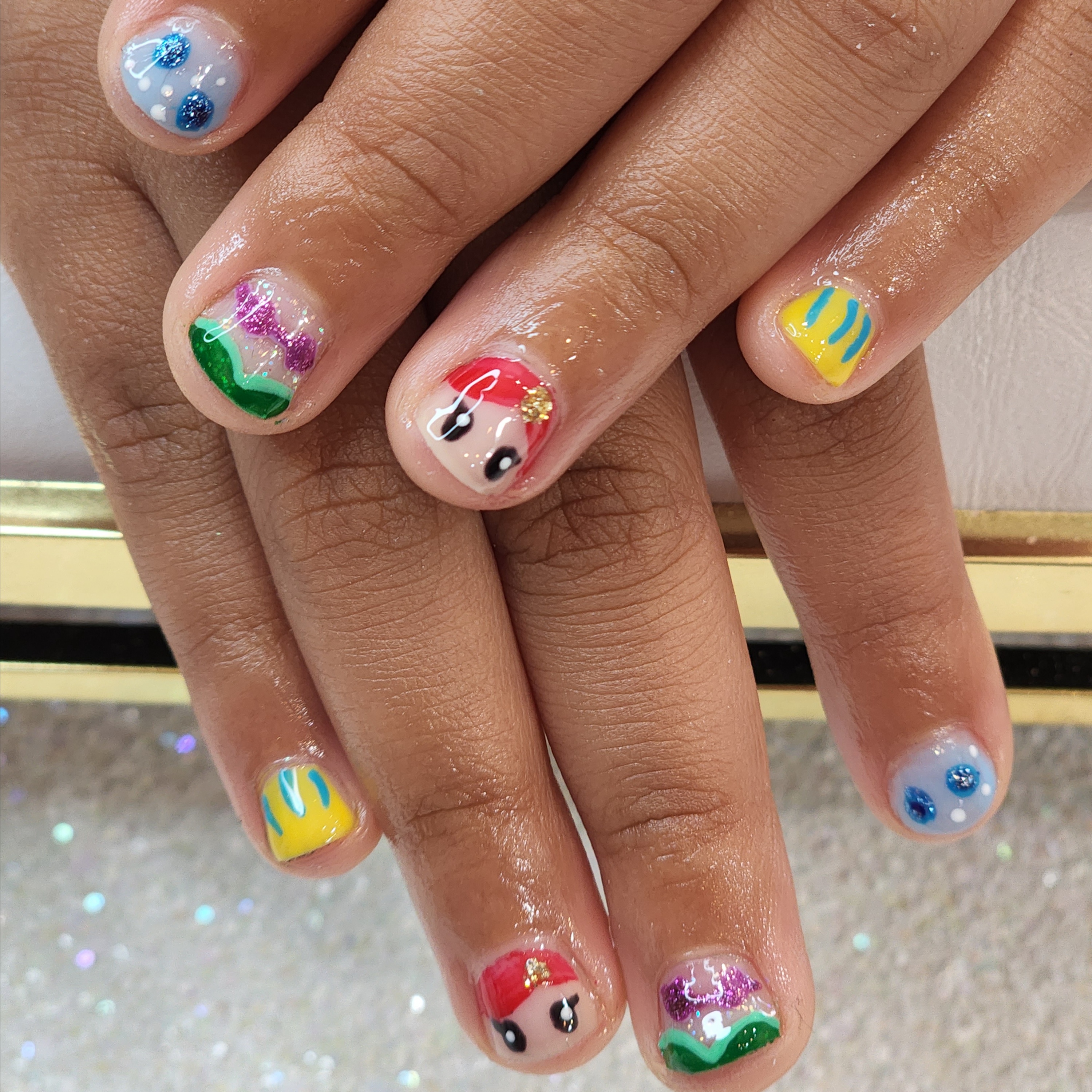 Mini Me Manicure at Goddess Nail and Beauty Bar in RACINE, WI