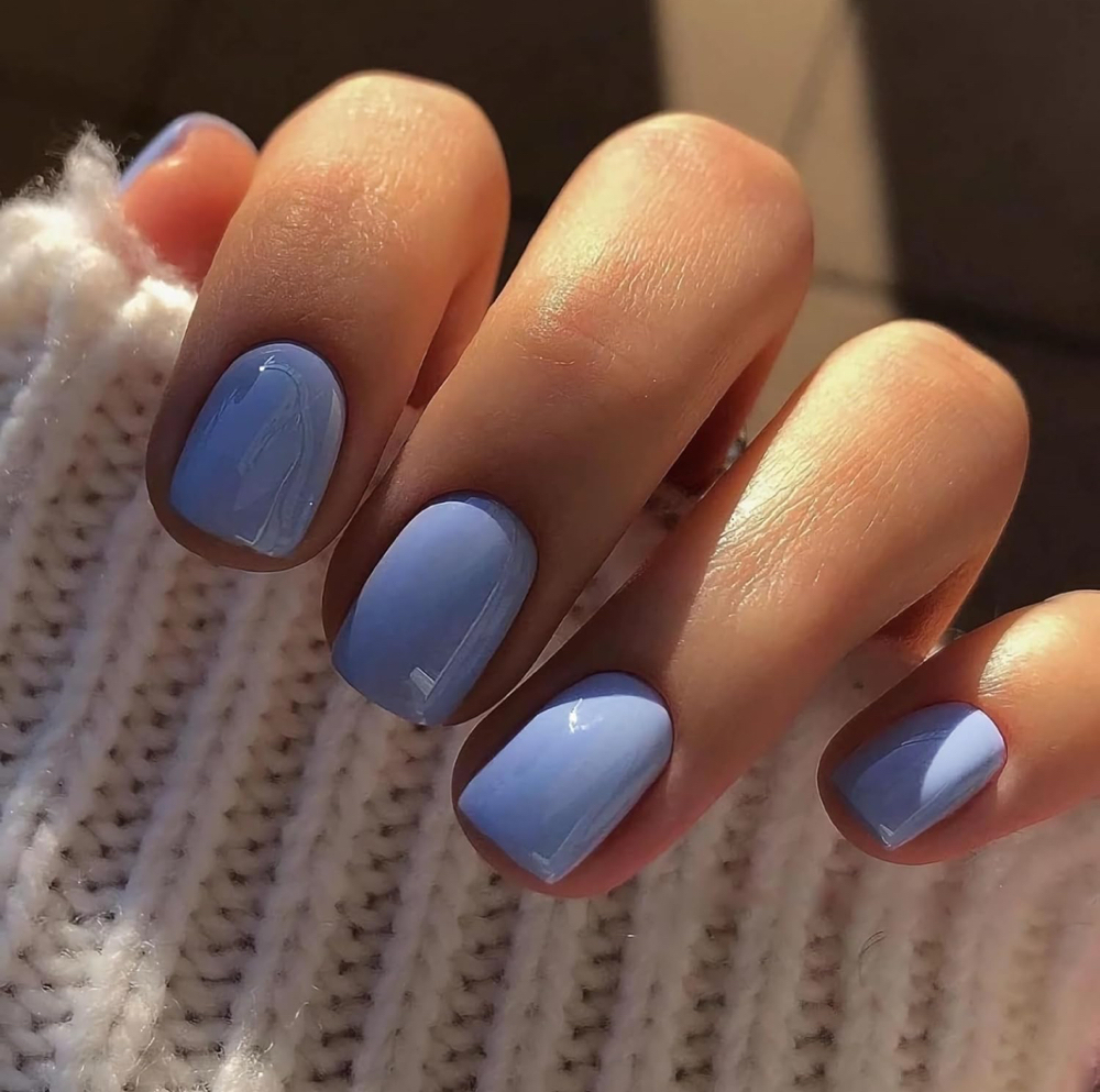 Short nails with Gel Color