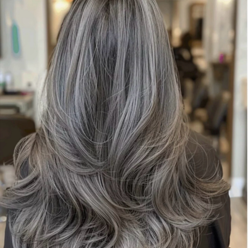 Grey Blending All Over at Darling Do’s by Audi T in Grand Rapids, MI