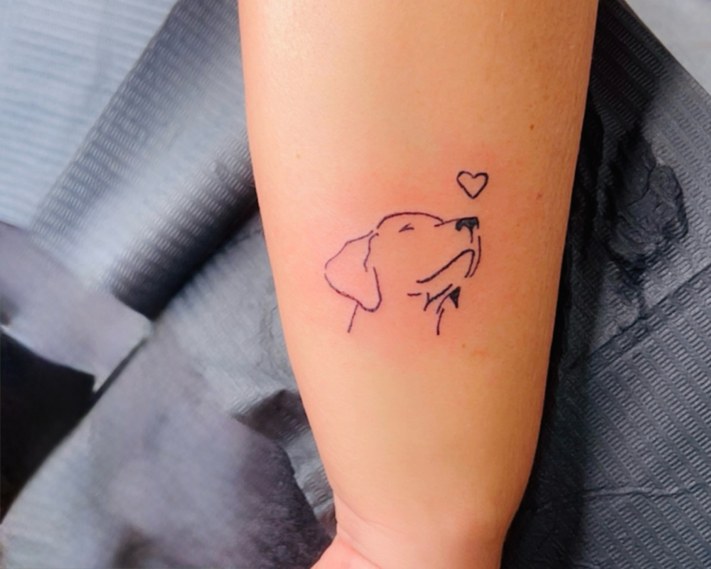 Fine Line Dainty Tattoo (Small) at Divine Beauty Lash & Brow Studio in Geneseo, NY