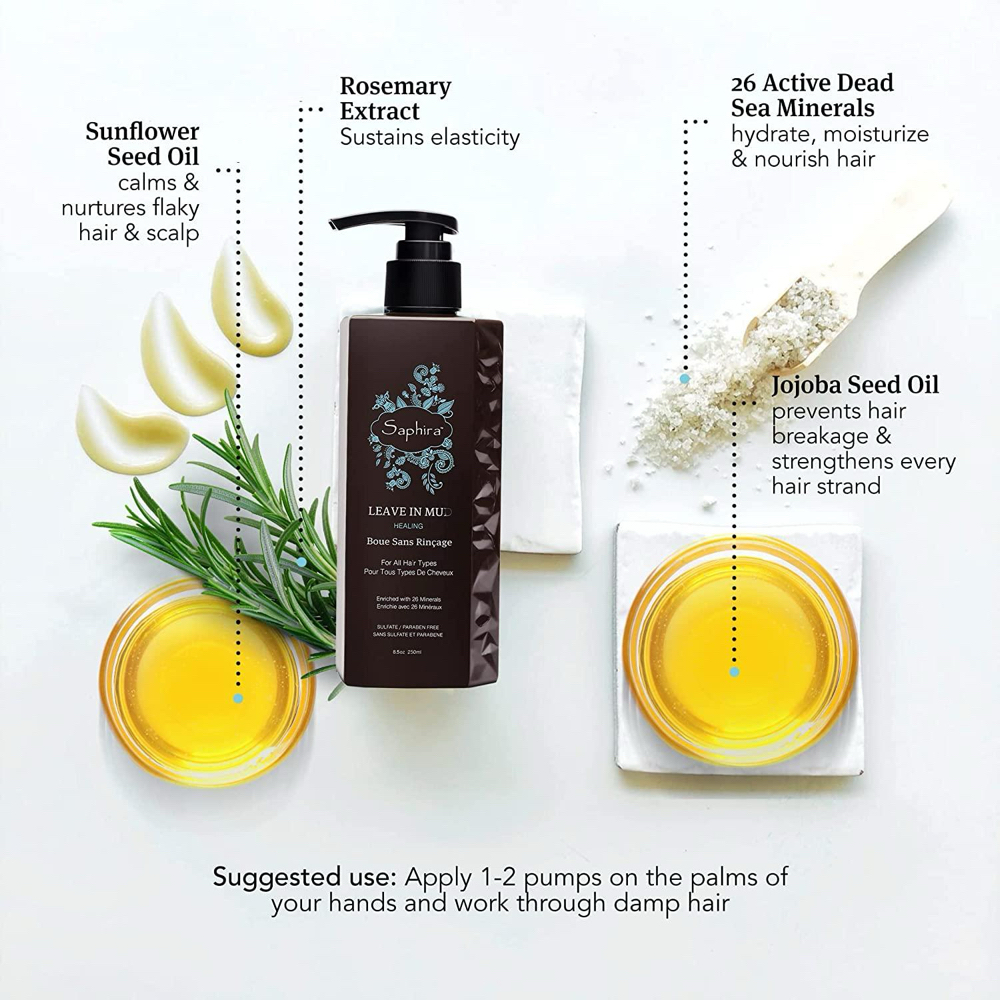 Saphira Leave In Mud at Beauty Blowout Bar Salon in San Antonio, TX