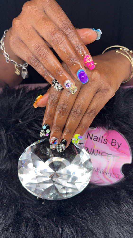XXL Nail w/ Junk Charms