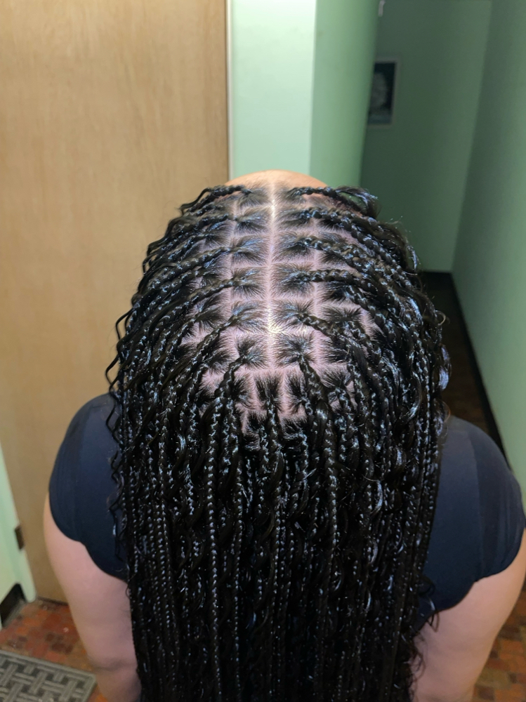 Small Knotless Braids at Styles By Mac in Harrisburg, PA