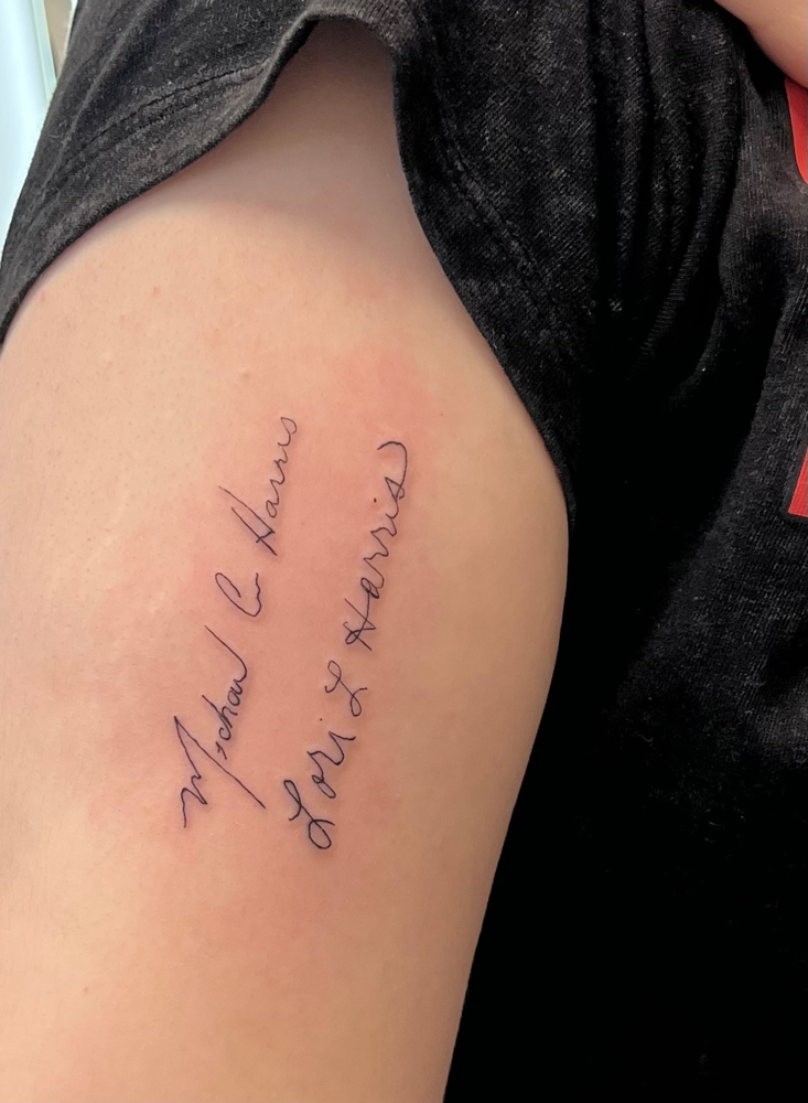 Handwriting Tattoo